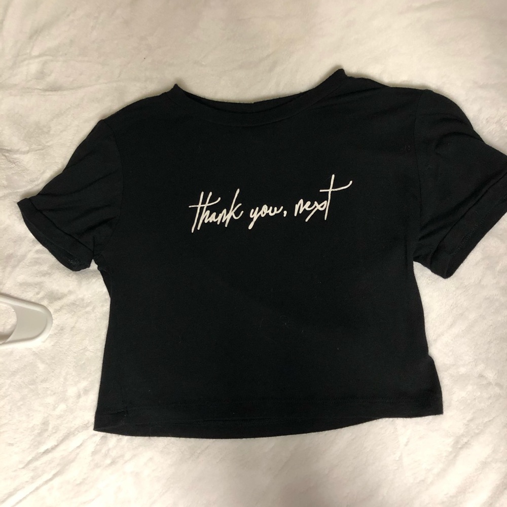 Thank you, next Ariana grande crop top t shirt